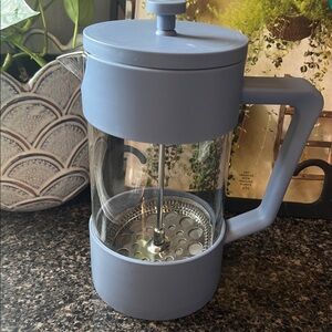 NIB Croton Blue French Press Coffee Maker